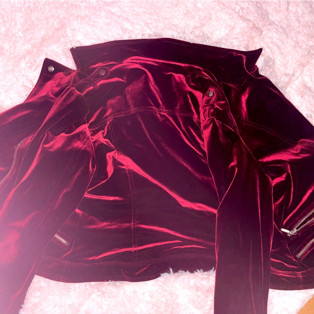 INC velvet jacket